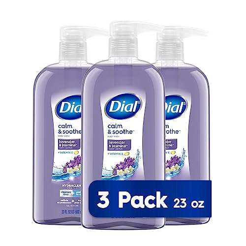 Dial Body Wash, Lavender & Jasmine Scent, 23 oz, Pack of 3