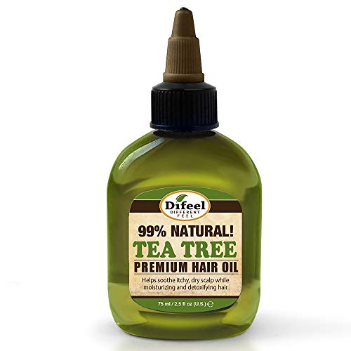 Difeel Tea Tree Oil for Dry Scalp, 2.5 oz, 3-Pack