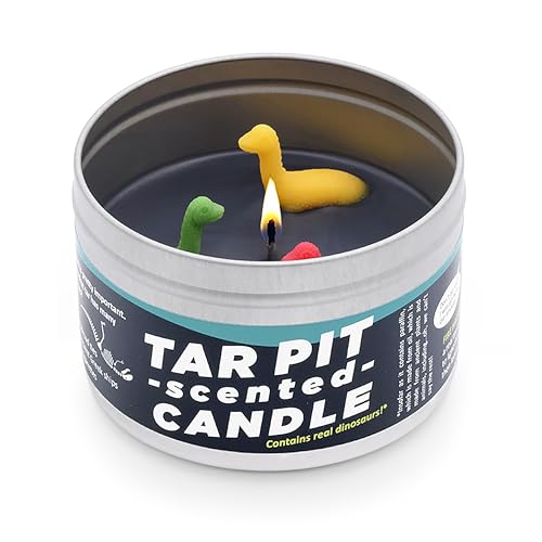 Dinosaur Tar Pit Candle 16 oz Hand-Poured Tin Unique Tar Scent