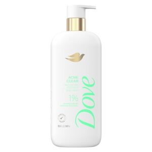 Dove Acne Clear Body Wash with 1% Salicylic Acid, 18.5 oz