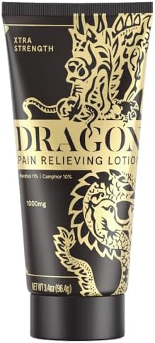 Dragon Pain Relieving Lotion 3.4oz - Xtra Strength for Muscle & Joint Relief