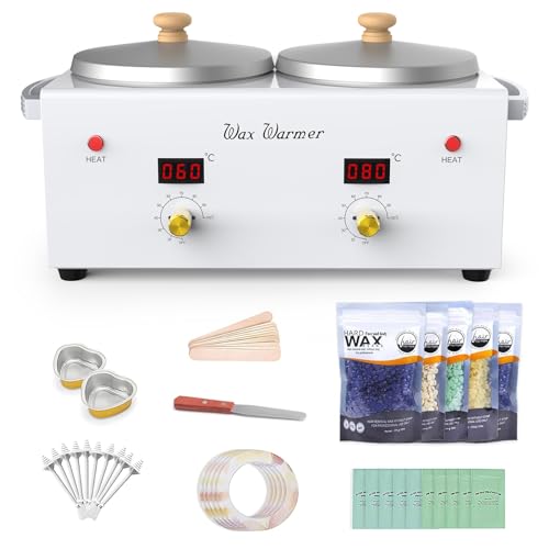 Dual Adjustable Temperature Wax Warmer Kit for Professionals