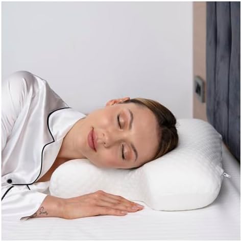 Dual Side Beauty Pillow: 2-in-1 Anti-Aging Memory Foam for Neck Support