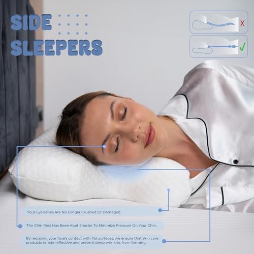 Dual Side Beauty Pillow: 2-in-1 Anti-Aging Memory Foam for Neck Support - Image 3