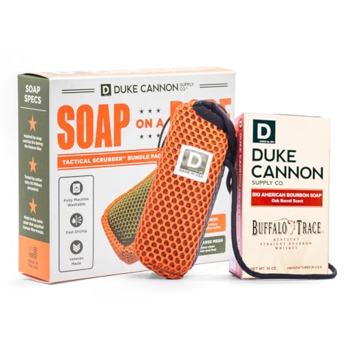 Duke Cannon Bourbon Soap Pouch ? Oak Barrel Scented 10 oz
