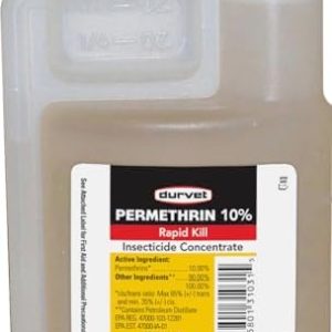 Durvet Permethrin 10% Insecticide, 8 oz Bottle