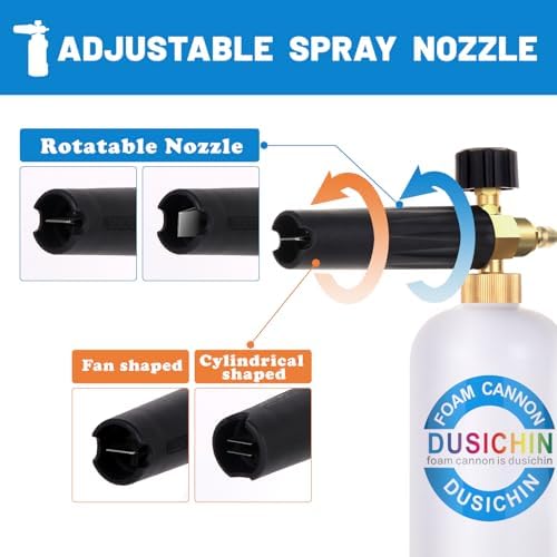 DUSICHIN DUS-018 Foam Cannon Nozzle 3000 PSI for Car Detailing - Image 3