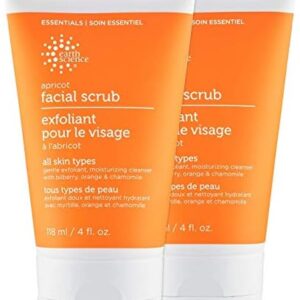 Earth Science Apricot Exfoliating Facial Scrub, 4 oz
