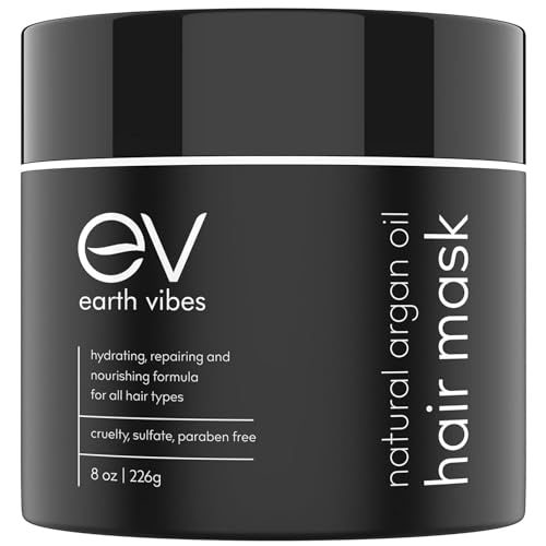 Earth Vibes Argan Oil Nourishing Hair Mask 8 Oz
