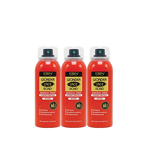 EBIN Wonder Lace Bond Spray 3-Pack ? Extreme Hold