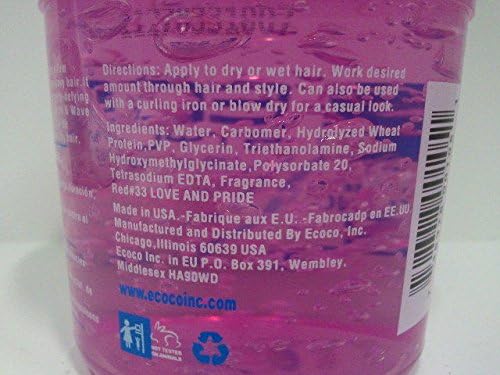 Eco Style Ecoco Hair Gel - Alcohol-Free, Anti-Itch, 8 Oz for Wavy Hair - Image 2
