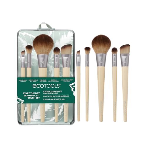 EcoTools 6 Piece Eco-Friendly Makeup Brush Set Cruelty-Free