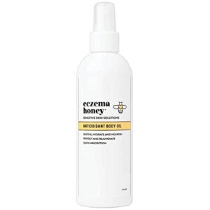 Eczema Honey Antioxidant Body Oil Spray for Sensitive Skin - Unscented (8 Fl Oz)