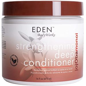 EDEN BodyWorks JoJoba Monoi Deep Conditioner 16 oz - Moisturizes & Repairs Hair