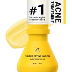 Elvira Sulfur Acne Drying Lotion with Salicylic Acid, 1 Fl oz - Spot Treatment