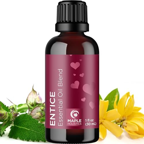 Entice Essential Oil Blend for Diffuser - Lavender, Palmarosa, Clary Sage & Ylang-Ylang