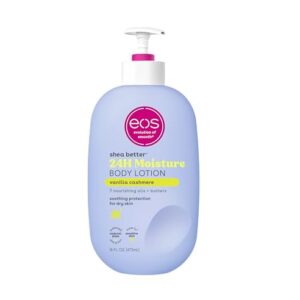Eos Shea Better Body Lotion Vanilla Cashmere 16 fl oz 24 Hour Vegan Moisture