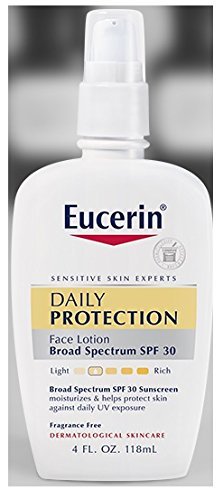 Eucerin Daily Protection SPF 30 Face Lotion, 4 oz (2 Pack)