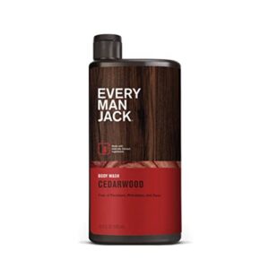 Every Man Jack Cedarwood Body Wash & Shower Gel, 16.9 oz