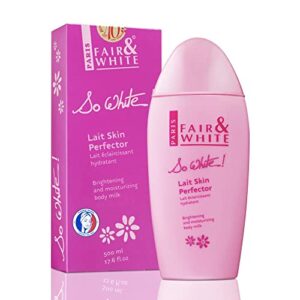 FAIR & WHITE So White Skin Brightening Lotion, 500 ml - Daily Moisturizer