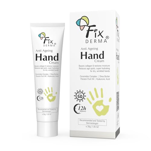 FIXDERMA Anti-Aging Hand Cream with Ceramide & Hyaluronic Acid 30g