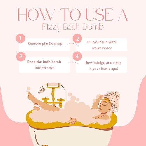 Floral Aromatherapy Bath Bomb Set, 6 Scents - Image 8