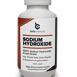 Food Grade Sodium Hydroxide Caustic Soda Lye 2 lb Jar