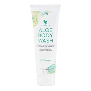 Forever Aloe Body Wash - Sulfate-Free Cleanser with Aloe, Argan Oil & Vitamins - 8 Fl