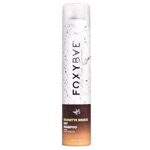 FoxyBae Brunette Breeze Dry Shampoo - 7 Fl Oz for Dark Hair, Non-Toxic, Volumizing