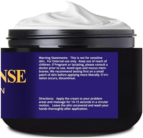 Frankincense Oil Massage Cream 4 Fl Oz - Relaxes Muscles & Nourishes Skin - Image 3