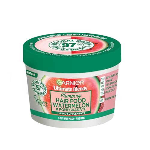 Garnier Fructis Hair Food Watermelon Mask 3-in-1 Treatment for Fine Hair 400ml