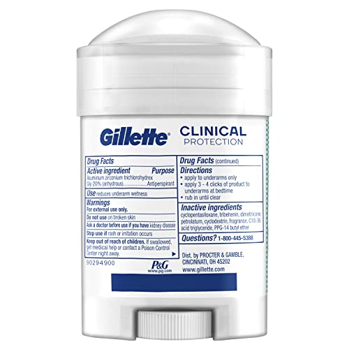 Gillette Men's Clinical Antiperspirant 72-Hour Ultimate Fresh 1.7 oz 3-Pack - Image 7