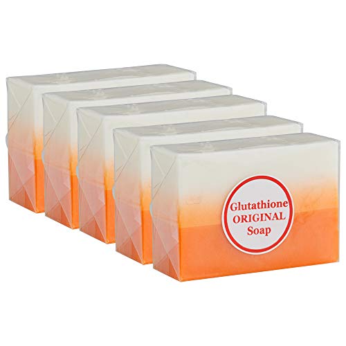 Glutathione & Kojic Acid Dual Soap - 5 Bars for Glowing Skin