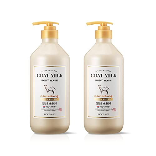Goat Milk Body Wash with Manuka Honey, 27 Fl Oz (2 Pack)