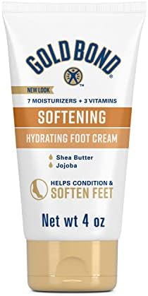 Gold Bond Foot Cream, 4 oz., with Shea Butter for Rough, Dry Feet
