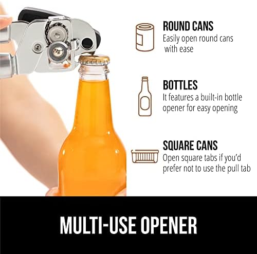 Gorilla Grip Heavy Duty Can and Bottle Opener, Black - Image 6