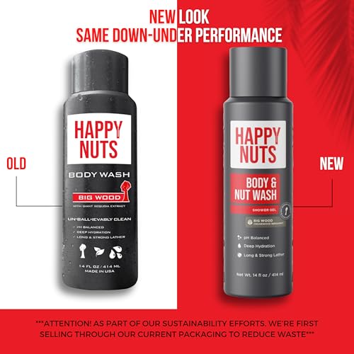 HAPPY NUTS Big Wood Men?s Body Wash for Sensitive Skin - Image 4