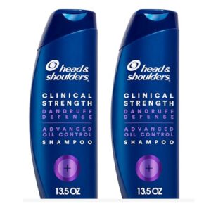 Head & Shoulders Clinical Dandruff Shampoo Twin Pack, Selenium Sulfide, 13.5 Oz Each