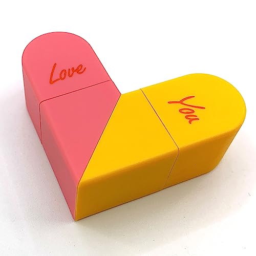 Heart-Shaped Dual-Use Lip Balm Stick - Honey & Pink, Moisturizing Makeup Gift