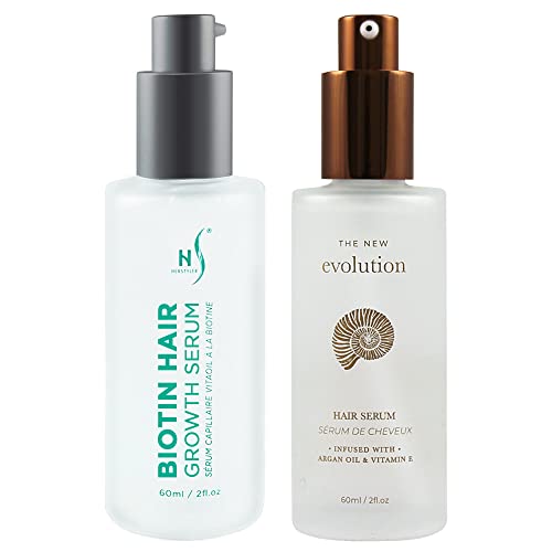 Herstyler Biotin & Evolution Argan Oil Hair Serum Set 4 oz