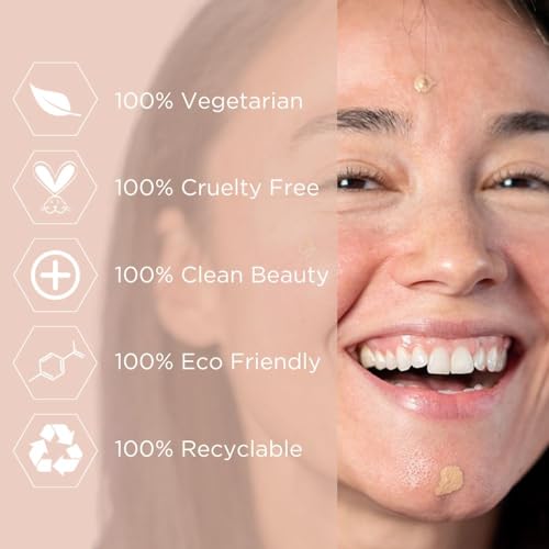 Hey Honey CC Cream SPF 46 Tan Moisturizing Color Corrector for Rosacea Redness - Image 4