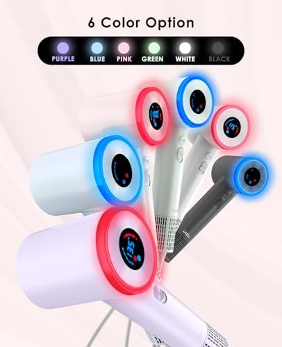Ultra-Fast 110,000 RPM Ionic Hair Dryer Lightweight Low Noise Travel-Friendly - Image 7