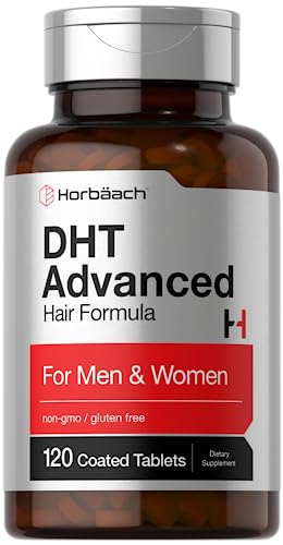 Horbäach DHT Hair Formula: 120 Non-GMO Gluten-Free Tablets with Saw Palmetto, Kudzu, Fo-Ti