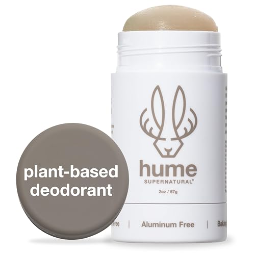 Hume Aluminum-Free Deodorant for Sensitive Skin - Probiotic, Plant-Based, Fragrance-Free