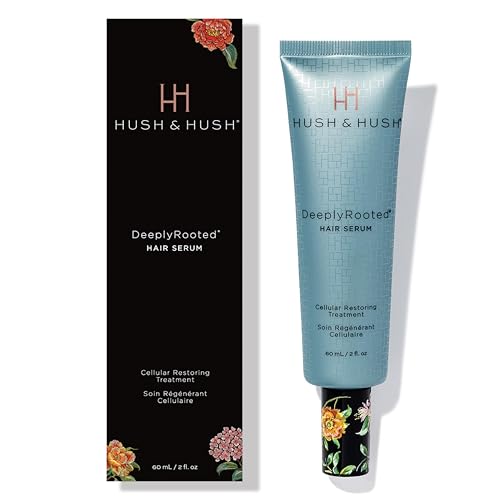 Hush & Hush DeeplyRooted Serum for Thin, Aging Hair - Plant-Based Treatment (60 mL)