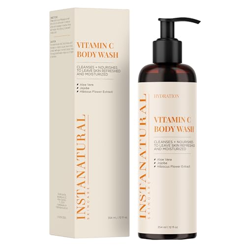 InstaNatural Vitamin C Body Wash with Aloe & Jojoba Oil, 12 Fl Oz