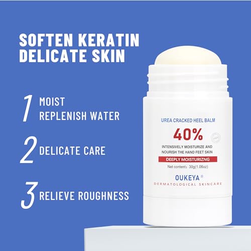 Intensive 40% Urea Cream Stick 2.5 oz for Severely Cracked Heels and Hands Relief - Image 8