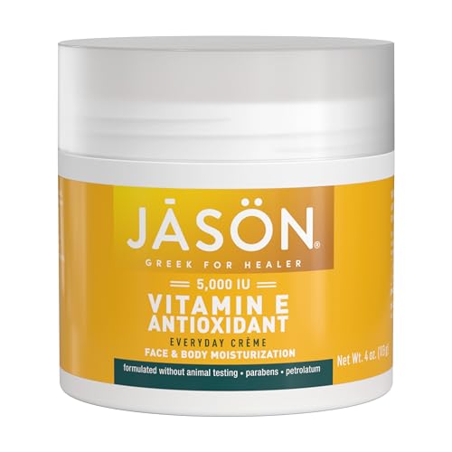 JASON Vitamin E 5,000 IU Moisturizing Crème for Face & Body, 4 oz