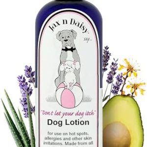 Jax N Daisy Itch Relief Lotion for Dogs, 8oz - Skin Soother & Hot Spot Treatment