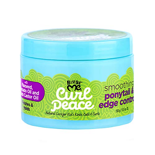 Just For Me Curl Peace Edge Control with Flaxseed & Oils, 5 oz